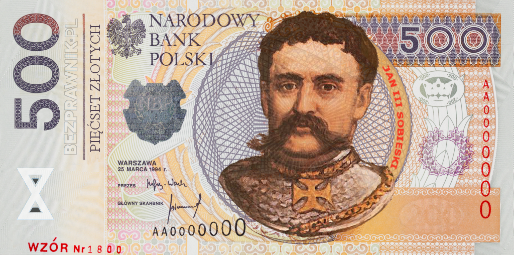 Powstanie banknot 500 zł z Sobieskim – oto nasza propozycja