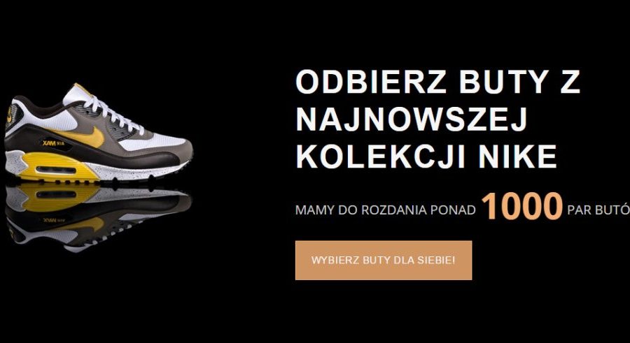 Nike Rozdaje Buty – Promocja – oszuści na Facebooku tym razem działają w zamkniętej grupie