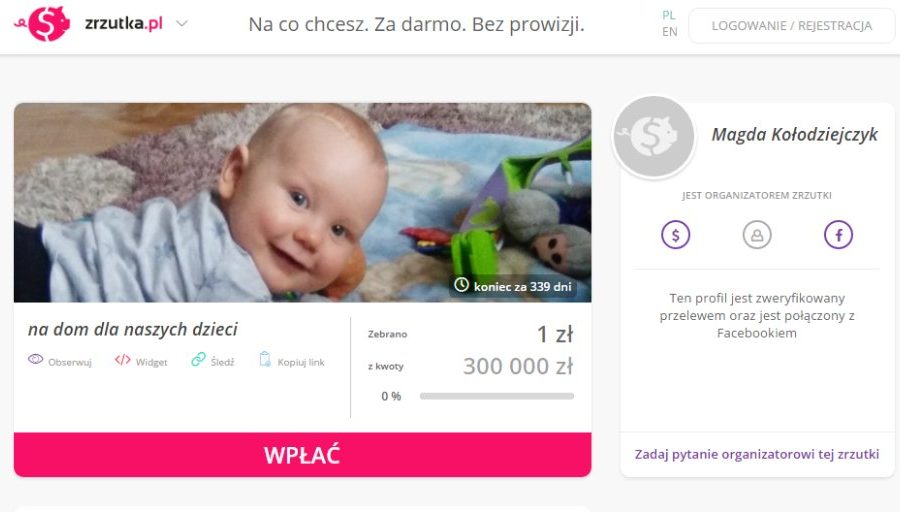 Proszę nam zbudować wielki dom za 300 tys. zł mamy horom curke