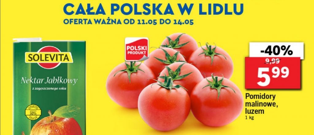 „Polski tydzień” w Lidlu pełen produktów zagranicznych. UOKiK ma zbadać sprawę, ale to jest afera zdecydowanie na wyrost