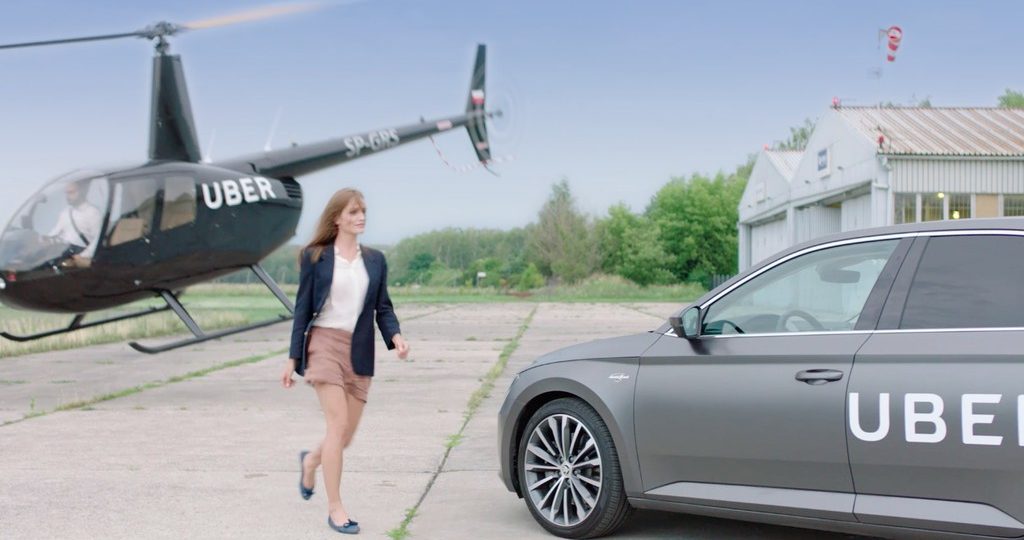 Nie „Uber uruchamia helikopter”, tylko akcja promocyjna i to z gatunku takich trochę bez sensu